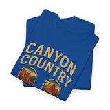 Canyon Country Tee, Adventure T-Shirt, National Park Shirt, Travel Souvenir Gift, Retro Tour Shirt, Hiking Apparel, Unisex Cotton Top