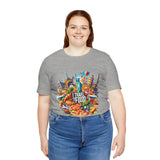 "I Travel for The Food" full color T-shirt