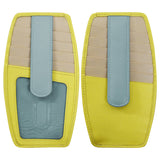 Double Sided Leather Card Holder W/Zip Pocket (7804) by ili New York