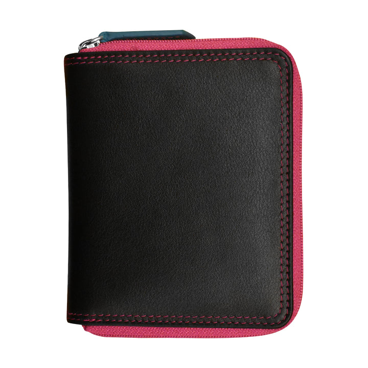 Small Multi Color Zip Wallet (7858) by ili New York