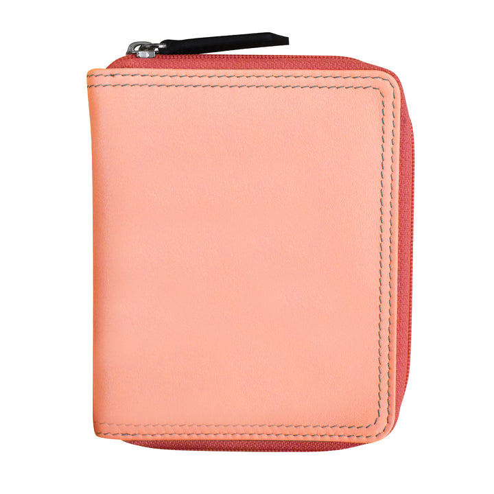 Small Multi Color Zip Wallet (7858) by ili New York