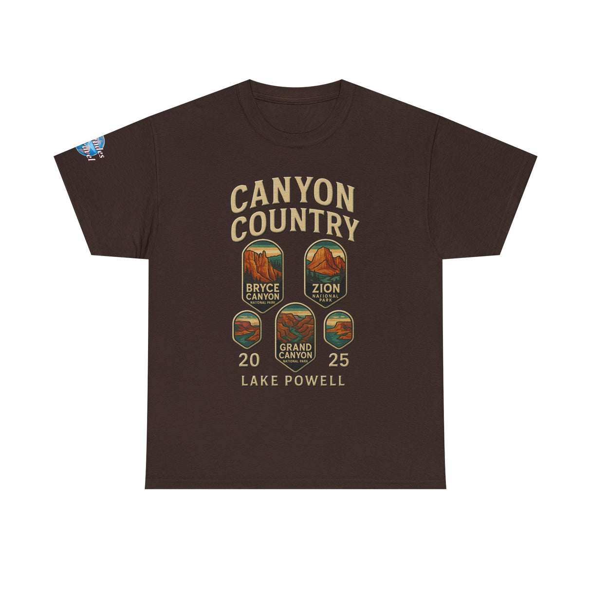 Custom Latitudes Travel - Canyon Country Tee, Adventure T-Shirt, National Park Shirt, Travel Souvenir Gift, Retro Tour Shirt, Hiking Apparel, Unisex Cotton Top