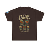 Custom Latitudes Travel - Canyon Country Tee, Adventure T-Shirt, National Park Shirt, Travel Souvenir Gift, Retro Tour Shirt, Hiking Apparel, Unisex Cotton Top