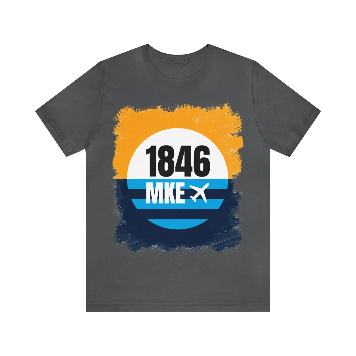 MKE - 1846 - Airport Travel Shirt - Milwaukee Peoples Flag