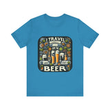 "I Travel for The Beer" full color T-shirt