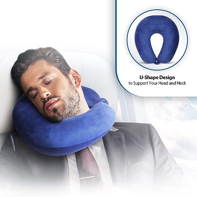 Super Soft Plush Microbead Travel Pillows by Cloudz