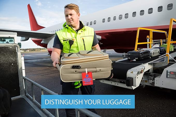 Medical Equipment Tag - for Luggage or Bags Containing Medical Devices