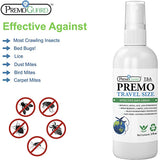 Spray para matar chinches y ácaros – Tamaño de viaje de 3 oz – Natural no tóxico