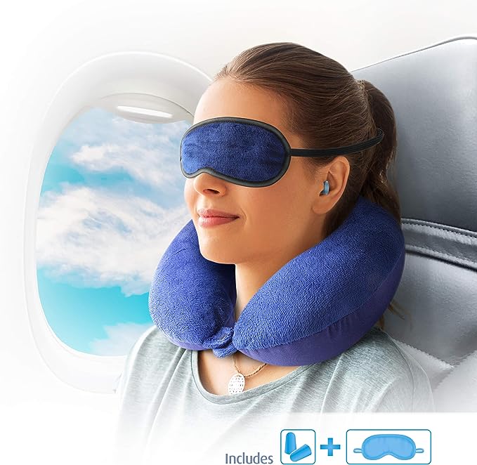 Super Soft Plush Microbead Travel Pillows by Cloudz
