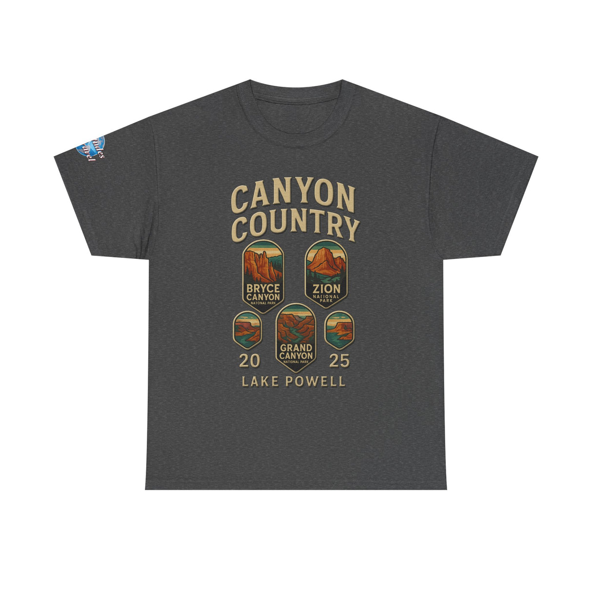 Custom Latitudes Travel - Canyon Country Tee, Adventure T-Shirt, National Park Shirt, Travel Souvenir Gift, Retro Tour Shirt, Hiking Apparel, Unisex Cotton Top
