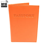 RFID Genuine Leather Passport Case
