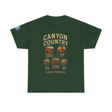 Custom Latitudes Travel - Canyon Country Tee, Adventure T-Shirt, National Park Shirt, Travel Souvenir Gift, Retro Tour Shirt, Hiking Apparel, Unisex Cotton Top