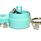Lion Latch - Solid Colors: Traveling Jewelry Holder Storage, Pill Box Keychain Container. As Seen on Shark Tank.