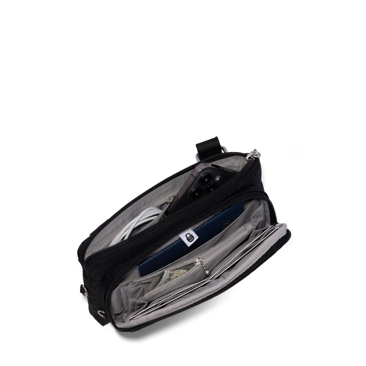 Securtex® Anti-Theft Mini Wallet Crossbody Bag by Baggallini