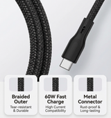 USB-C to USB-C Fast Charging Magnetic Cable
