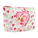 Strawberry Shortcake Heart Trapezoid Cosmetic Bag
