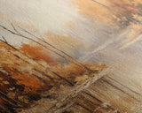 Fall Centerpiece Landscape Painting Canvas Print, Autumn Decor, Fall Centerpiece, Fall Home Decor, Fall Wall Decor, Fall Home Decor