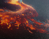 Panoramic Canvas Print Of "The Phoenix" - Rebirth Art - Framed Canvas Art - Framed Wall Art - Incredibly Beautiful Phoenix Decor