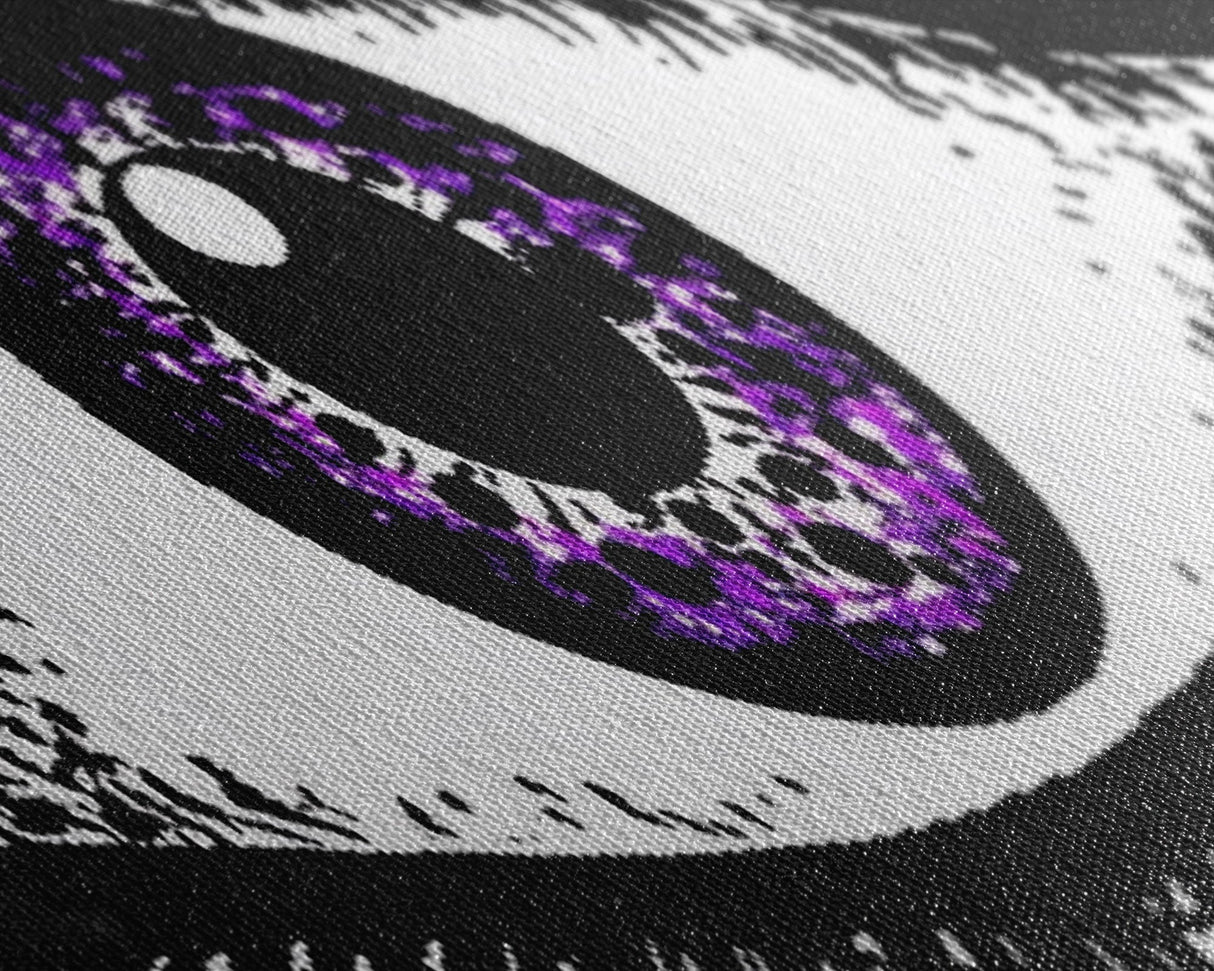 Big Eye Art, Line Art Print, Canvas Print, Eye Canvas Art, Eye Art Original, Framed Art Print, Wall Decor, Panoramic, Wall Art, Canvas Print