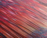 Enchanted Forest Art, Abstract Forest Art, Pink Forest, Pastel Wood, Wall Decor, Large Canvas Print, Panoramic, Wall Art, Canvas Print
