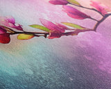 Cherry Blossoms Wall Art, Spring Flowers Wall Decor, Floral Wall Art, Panoramic Wall Decor, Canvas Print, Wall Art, Framed Canvas Art