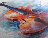 Galaxy Cello Studio Decor Gift, Banjo Wall Art Canvas Print, Stringed Instruments, Cello Art, Banjo Poster Print, Cello Gifts, Musical Art