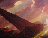 Dark Tower, High Fantasy Art Canvas Print, unique wall art, fantasy concept art