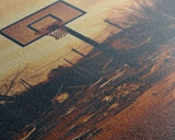 Basketball Wall Art, Sports Wall Art, Canvas Print, Wall Hanging, Portrait Art, Family Home Decor, Housewarming Gift, College Dorm Decor