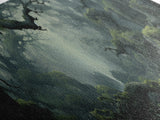 In The Forest - Ready To Hang Panoramic Foggy Pine Forest Canvas Wall Art, Nature Wall Art, Misty Green Forest Print, Modern Home Decor