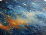 Framed Canvas Print Of The Universe, Space Exploration, Galaxy Print, Astronomical Gift, Room Decor, FREE SHIPPING
