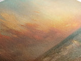Moody Beach Seascape Painting Print, Wood Framed Wall Art, Canvas Art, Beach Painting, Beach at Sunset, Above Sofa Boho Wall Decor