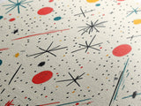 Retro MCM Style Pattern Wall Art, Wood Framed Canvas, Canvas Print, Home Decor, Office Or Bedroom Wall Art, Retro Vibes Decor