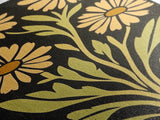Mid-Century Modern Abstract Flowers, Framed Canvas Print, Style 2