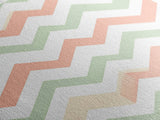 Pastel Chevron Zig Zag Pattern Wall Art, Mid Century Modern Boho Style Home Decor, Living Room Wall Hanging