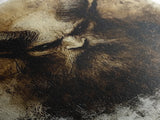 Portrait of a Demon, Framed Canvas Print, Dark Macabre Wall Art