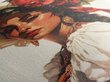 Latina Art Print on Canvas, Maximalist Wall Art, Latino Wall Art, Eclectic Home Decor, Chicano Painting, Mexicano Wall Art, Pueblo Style Art