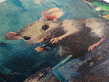 This Rat Has a Problem! Framed Canvas Print