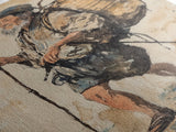 Japanese Fisherman Painting Print, Wabi Sabi Wall Art, Japanese Style Home Decor, Japanese Wood Block Print Style Art