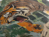 Retro Tiger Painting Canvas Print, Animal Print, Wall Art Home Decor, Tiger Wall Art