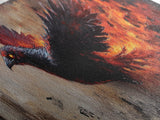 Panoramic Phoenix Painting Print, Phoenix Wall Art, Framed Canvas Art, Phoenix Painting, Phoenix Decor, Rebirth, Trendy Wall Art