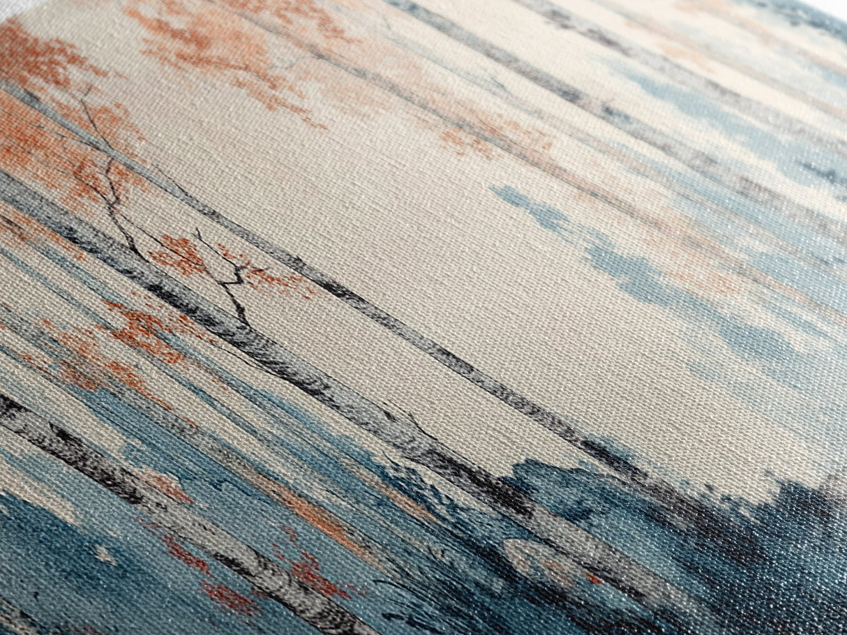 Original Birch Forest Oil Painting Print, Birch Tree Art, Birch Tree Painting, Panoramic Wall Art, Centerpiece Art, Statement Piece Art, Custom Art