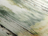 Silver Birch Trees in Spring Panoramic Canvas Print, Panoramic Painting, Aspen Trees Painting, Forest Landscape Horizontal Wall Art