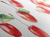 Chery Wall Art Canvas Print - Horizontal Extra Wide Wall Art - Panoramic Kitchen Decor - Kitchen Painting - Cherry Painting - Cherry Decor