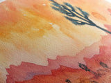 California Desert at Sunset, Death Valley Wall Art, Joshua Tree California Home Decor, California Art, Panoramic Extra Wide Art