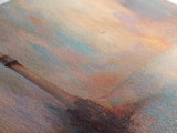 Nautical Home Decor, Whimsical Lighthouse Panoramic Painting Canvas Print, Seascape Painting, Light House Wall Art, Lighthouse Print