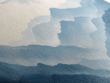 Panoramic Blue Ridge Mountains, Fog Over The Mountains Canvas Print, Wood Framed Wall Art, Mood Setting Home Decor, Moody Art, Landscape