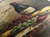 Retro Wine Cellar Wall Art, Long Narrow Wall Art, Tall Skinny Art, Wine Oil Painting Still Life, Tall Narrow Wall Art, Tall Skinny Home Decor
