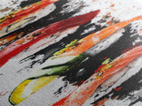 Abstract Art For Kitchen - Framed Canvas Print - Sushi Painting - Sushi Art - Kitsch Kitchen Wall Art - Tall Skinny Art - Narrow Wall Art - Kitchen Decor