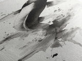 Tall Skinny Koi Fish Painting Print, Black and White Wabi Sabi Wall Art, Koi Fish Wall Decor, Japanese Style Elegant Artwork, Narrow Wall Art