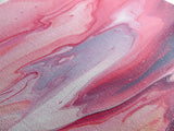 Pink Marble Abstract Framed Canvas Print Modern Light Pink Wall Art Moody Therapy Dorm Decor or Yoga Art